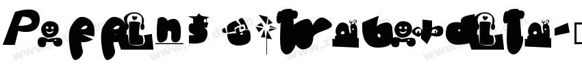 Poppins ExtraBoldita字体转换